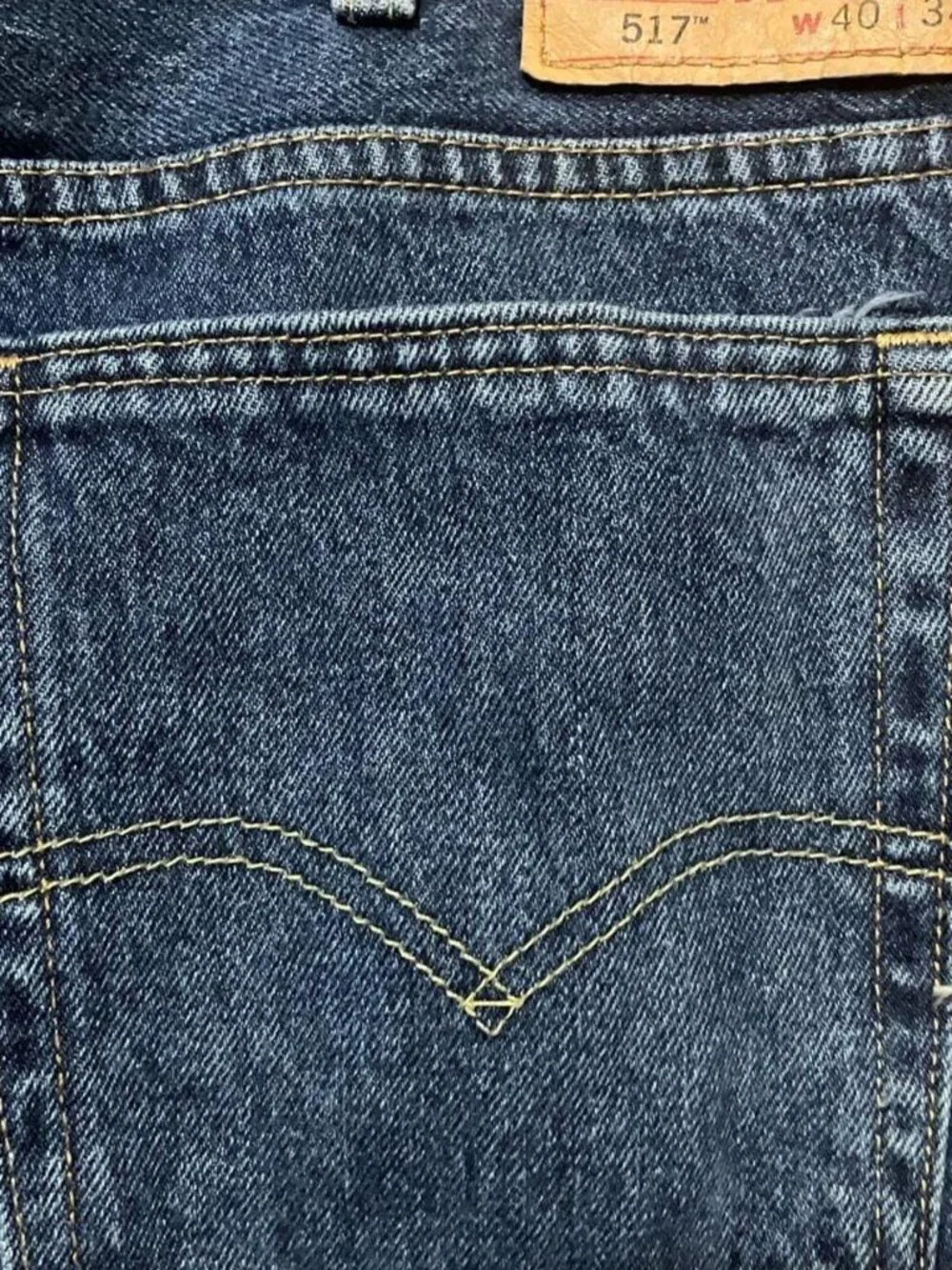 Levi's 517 Boot Cut Men's Blue Denim Jeans Size 40x34